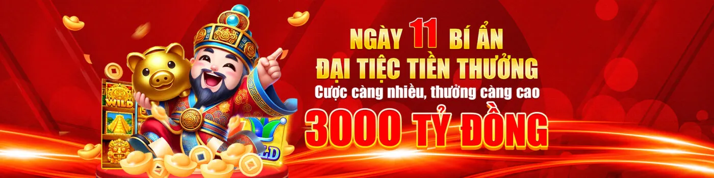 Banner sự kiện đại tiệc tiền thưởng 98WIN